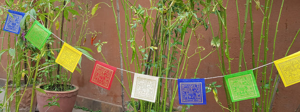 Lokta Paper Prayer Flags, The Wind Horse.