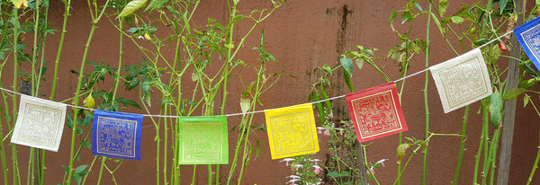 Lokta Paper Prayer Flags, The Wind Horse.