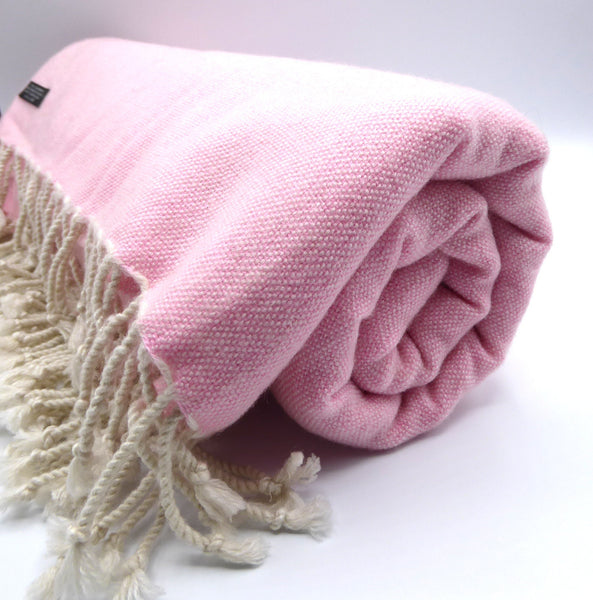 Cashmere blanket, Pink tassles
