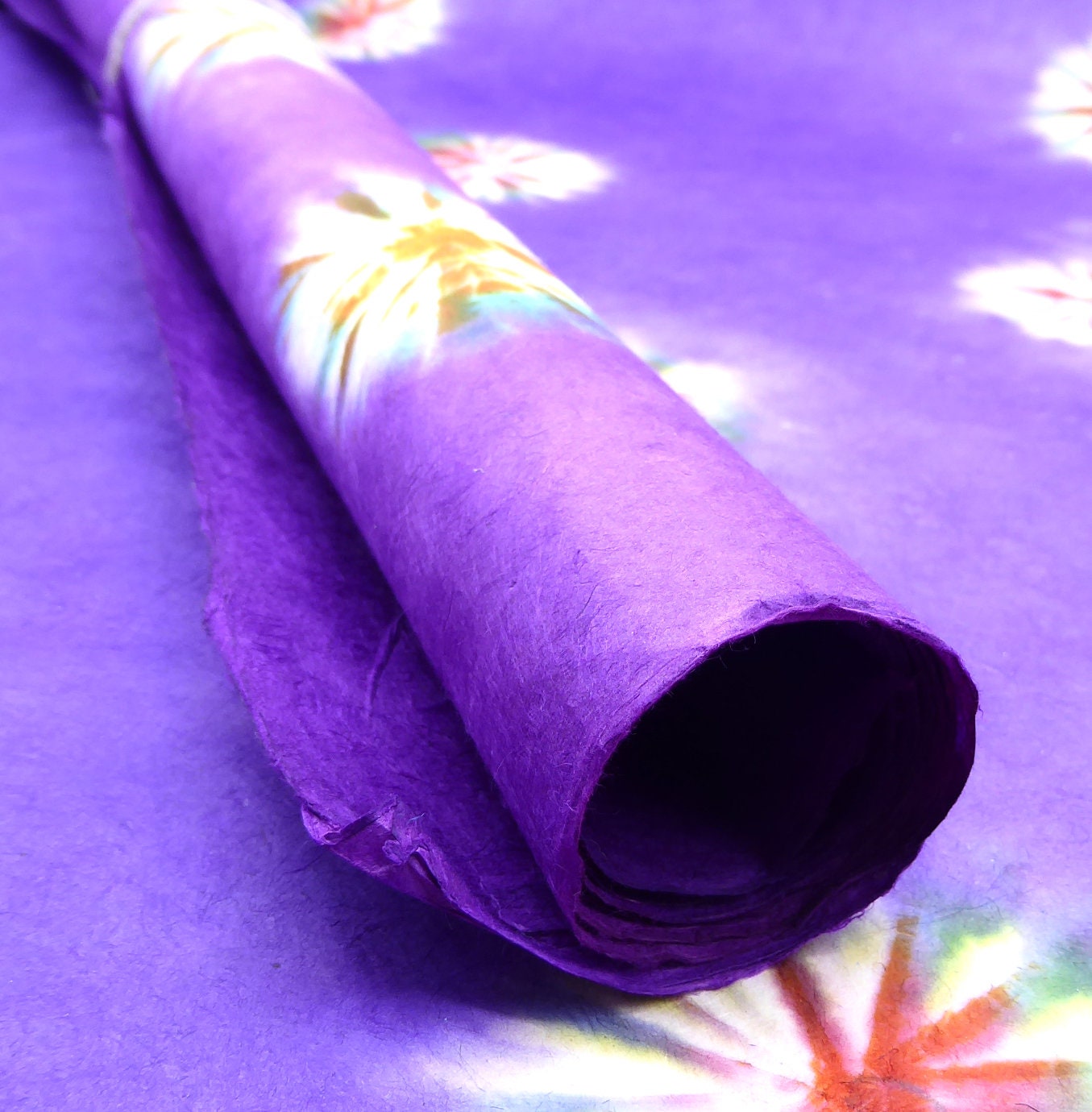 Tie-Dye Handmade Lokta Paper.  80GSM
