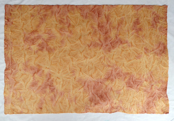 Vegetable Dyed Crushed Lokta Paper Handmade in the Himalayas. Tree Free & Sustainable