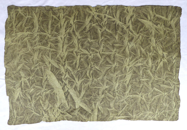Vegetable Dyed Crushed Lokta Paper Handmade in the Himalayas. Tree Free & Sustainable