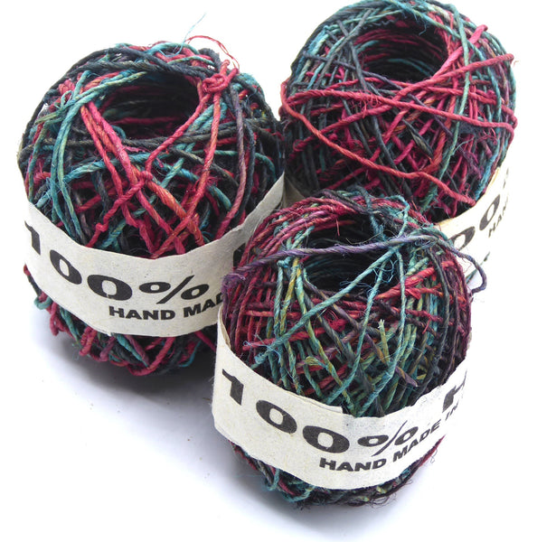 100% Hemp Twine.  Hand spun in the Nepali Himalayas.