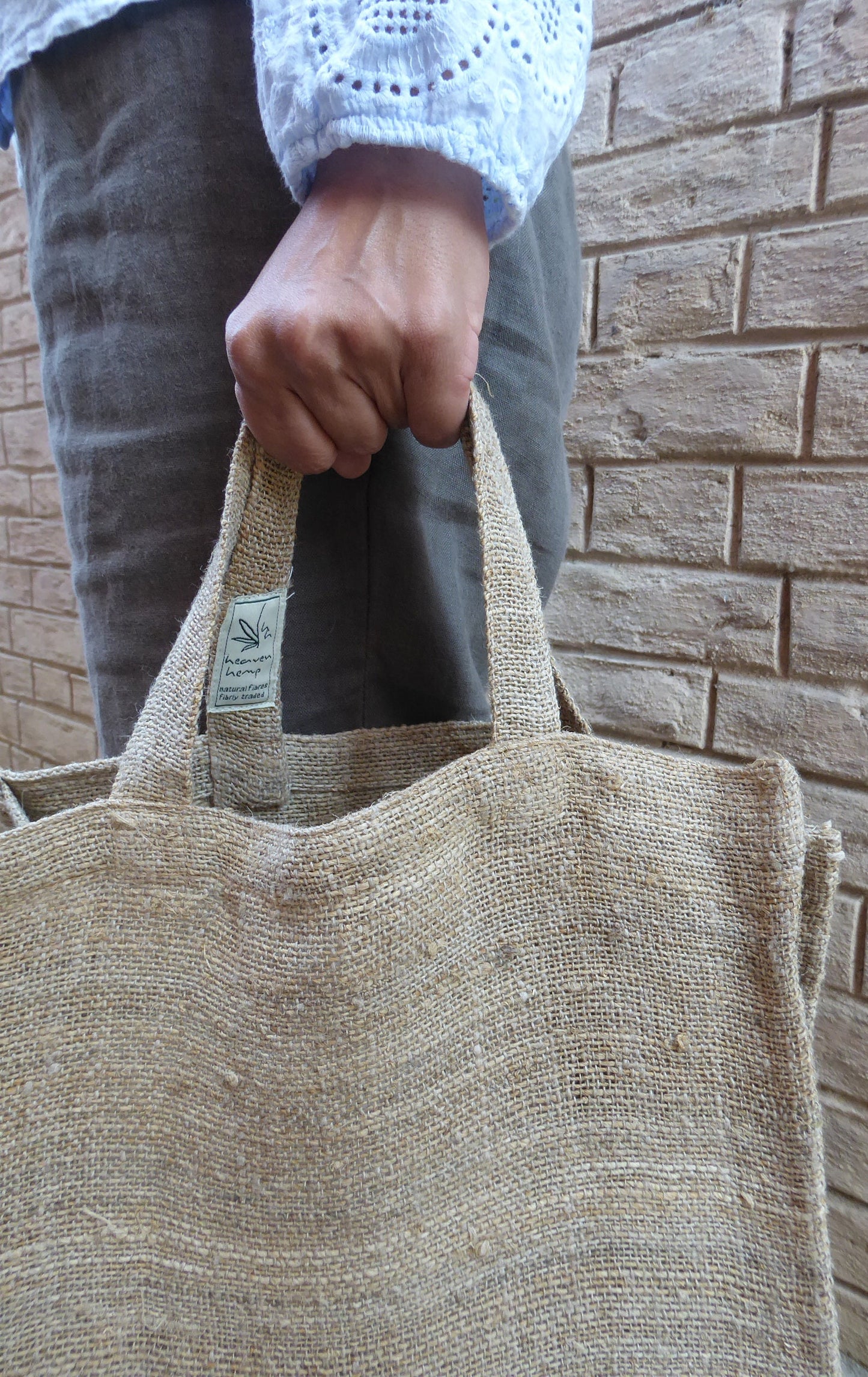 Wild Nepali Hemp Tote Bag