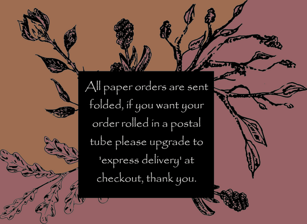 Copper Mandala Print on HempPaper, Tree Free & Sustainable